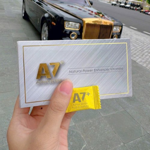 Kẹo cường dương A7 Alpha Seven tăng cường sinh lý hộp 10 viên